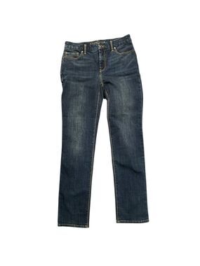 Chico’s 00 Dark Wash Slim Leg Jeans – Stretch Denim Toronto Street